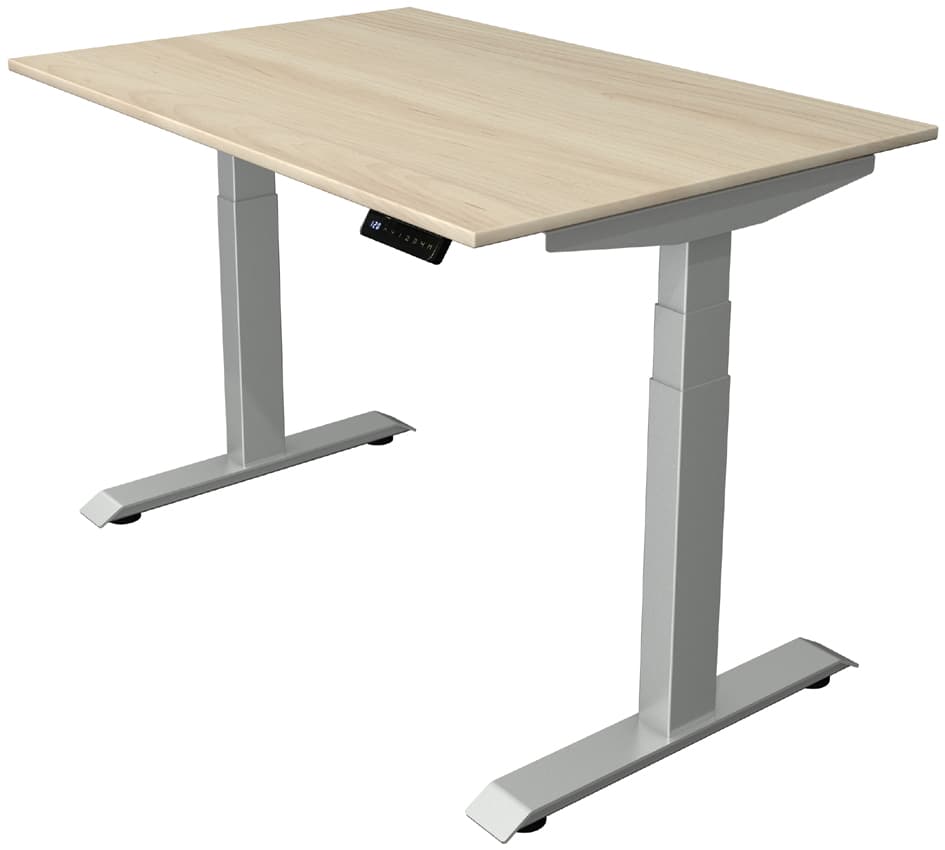 Kerkmann Sitz-Steh-Schreibtisch Move 4, (B)2.250 Mm, Weiß