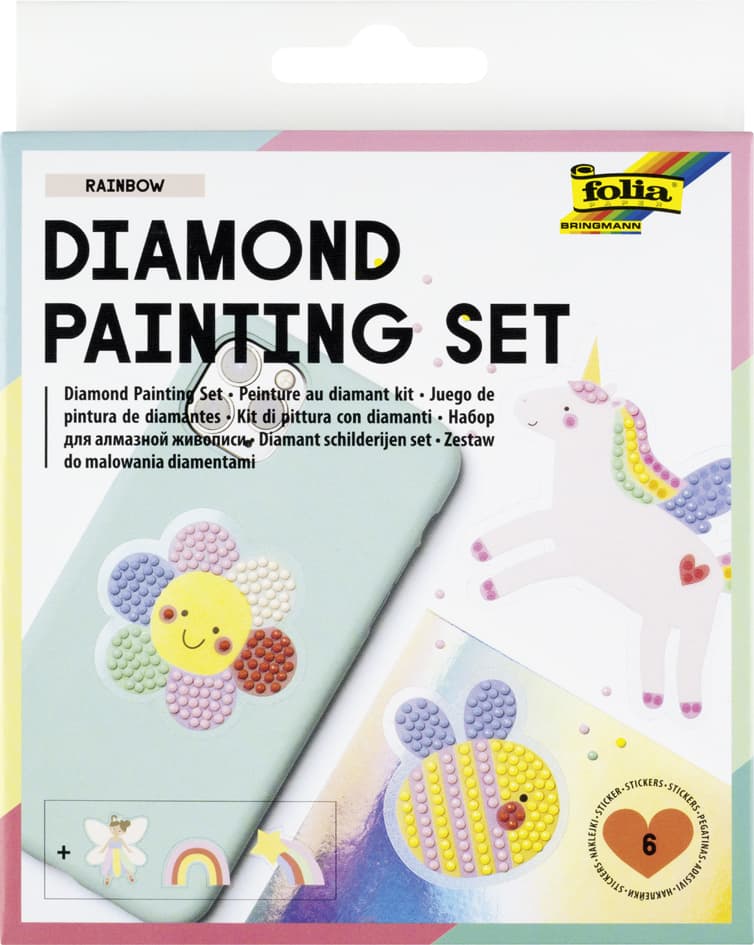 Folia Diamond Painting Set Rainbow