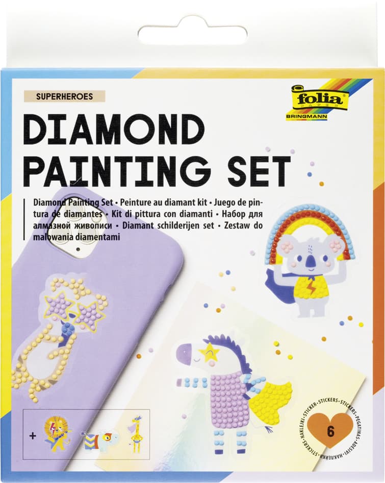 Folia Diamond Painting Set Superheroes