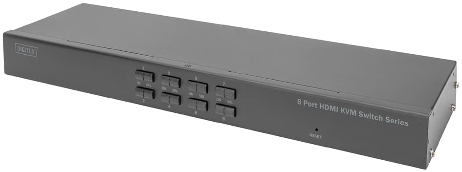 Digitus 19, Hdmi Kvm Switch Single View, 8-Port