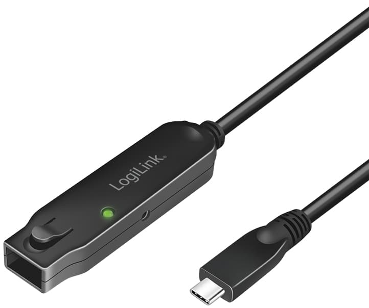 Logilink Usb 3.2 Gen2 Aktives Verlängerungskabel, 5,0 M