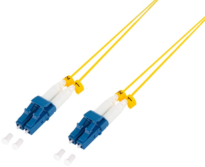 Logilink Lwl Patchkabel, 2x Lc-Duplex, Os2, Dünn, 10 M