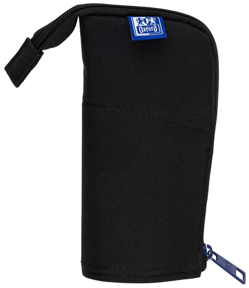 Oxford Schlamper-Etui , Stand-Up, , Polyester, Schwarz