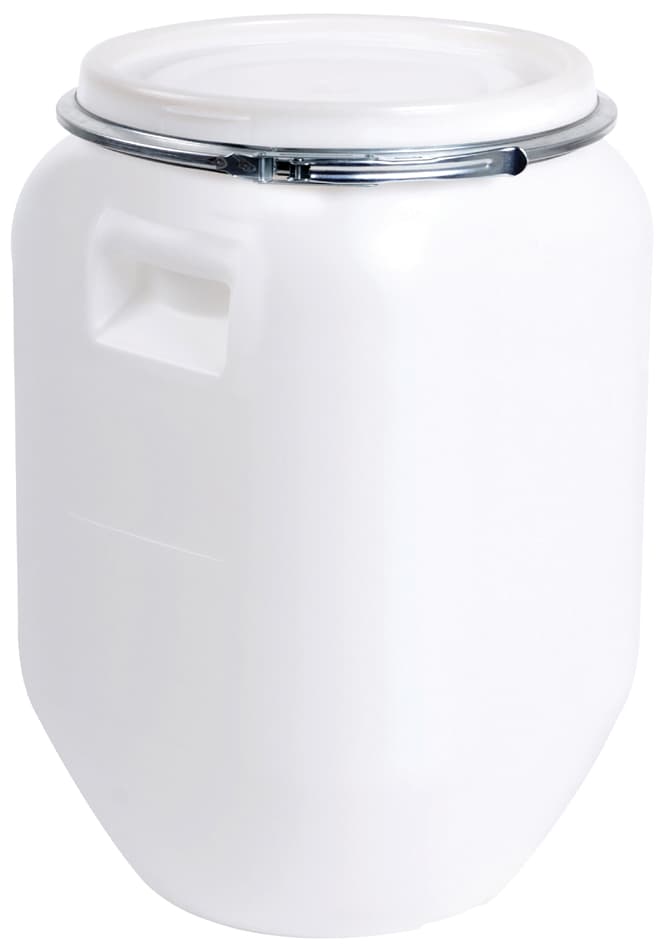 Eda Aufbewahrungs-Fass, 50 Liter, Kunststoff, Weiß