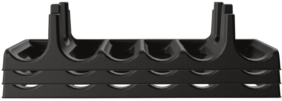 Eda Flaschenregal-Set, Für 6 Flaschen Pro Lage, Anthrazit