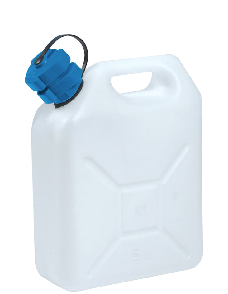 Eda Wasserkanister, 5 Liter, Mit Ausgießer, Weiß