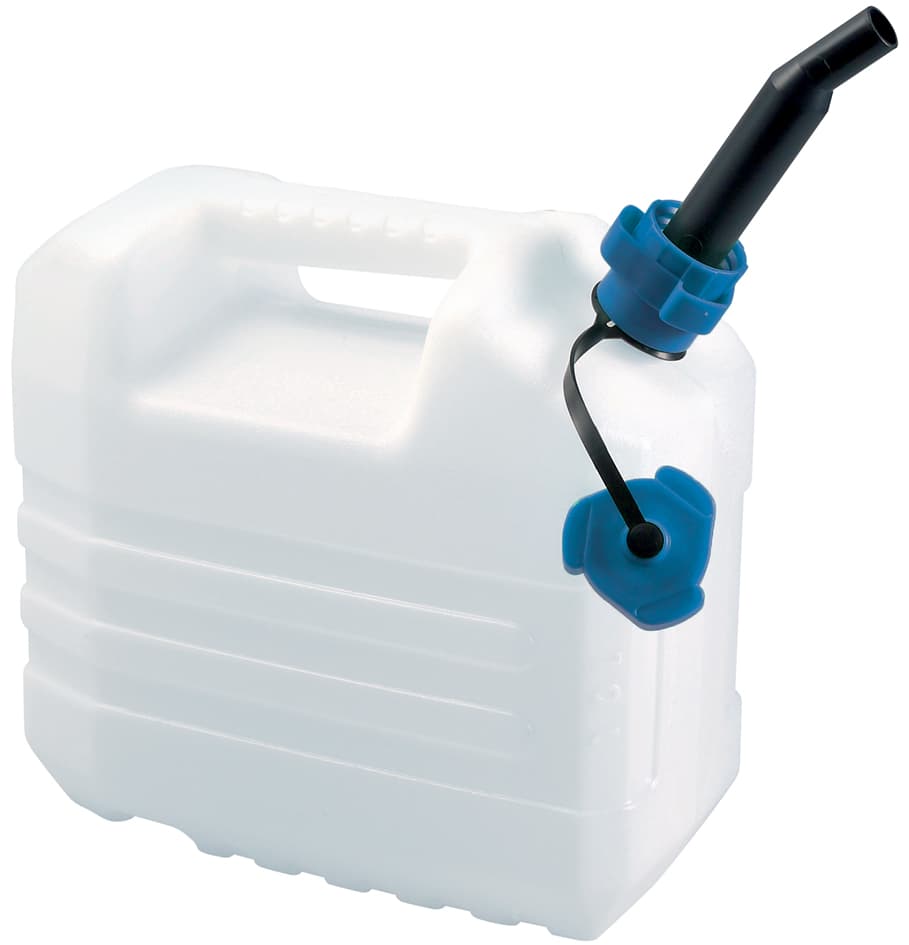 Eda Wasserkanister, 10 Liter, Mit Ausgießer, Weiß