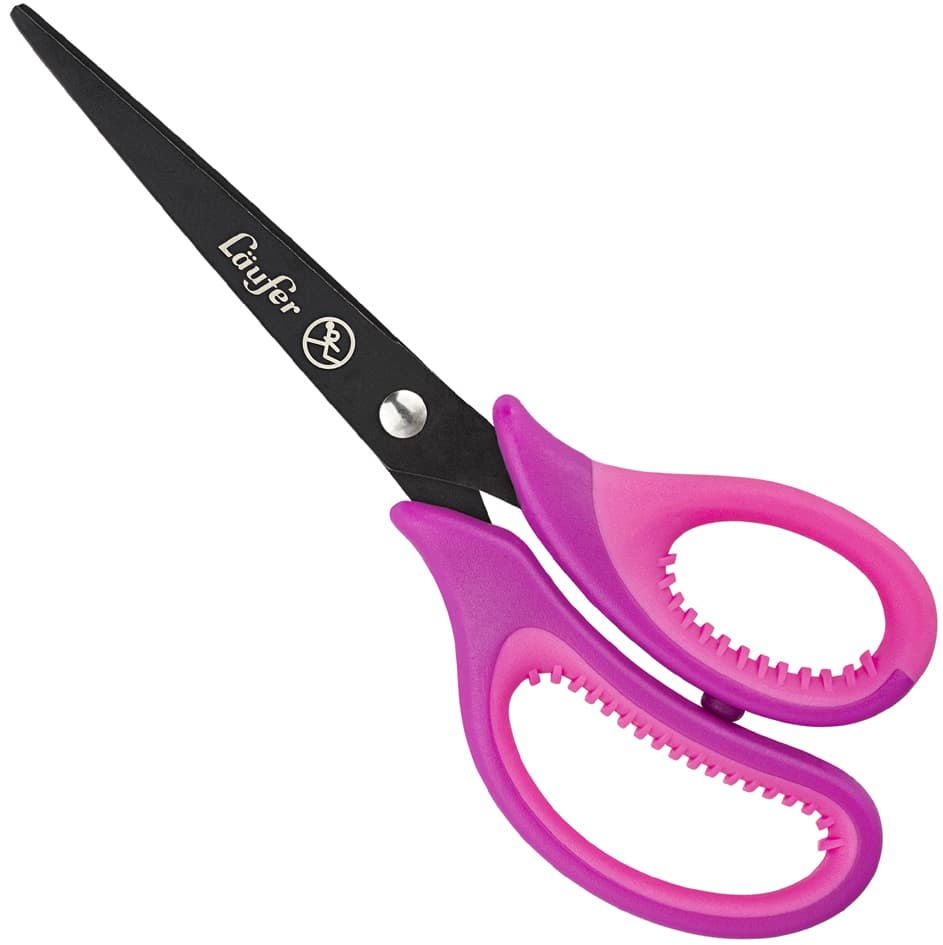 Läufer Ergonomische Bastelschere, Länge: 150 Mm, Lila/Pink