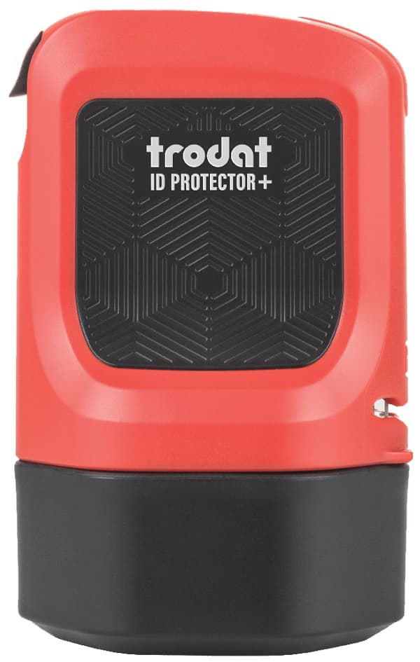 Trodat Datenschutz-Rollstempel Id Protector+, Rot