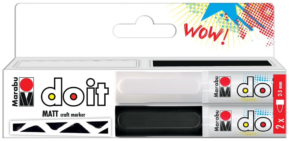 Marabu Acrylmarker Do It Craftmarker, 2er Set