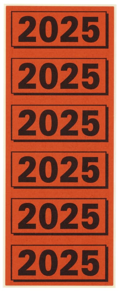 Elba Inhaltsschild , 2025, , Rot, Maße: (B)57 X (H)25 Mm