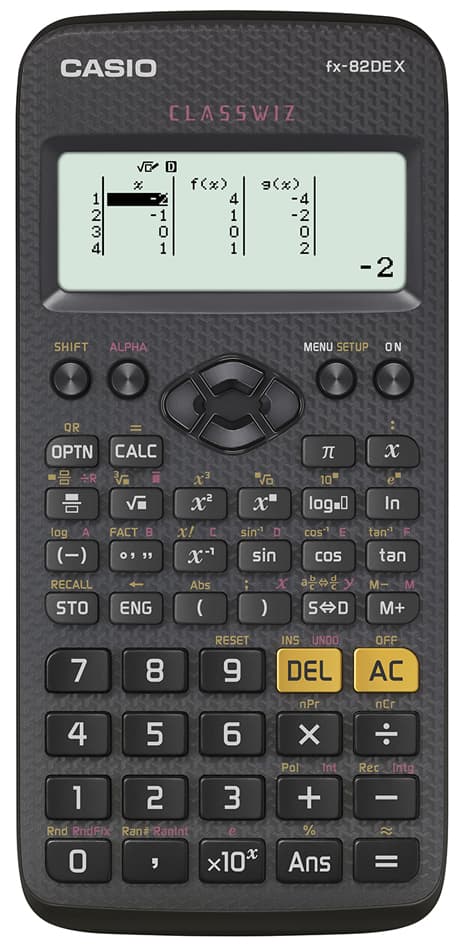 Casio Schulrechner Fx-82de X Classwiz, Batteriebetrieb