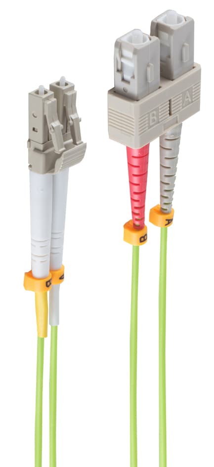 Shiverpeaks Basic-S Lwl Patchkabel Lc-Sc-Duplex, Om5, 15,0 M