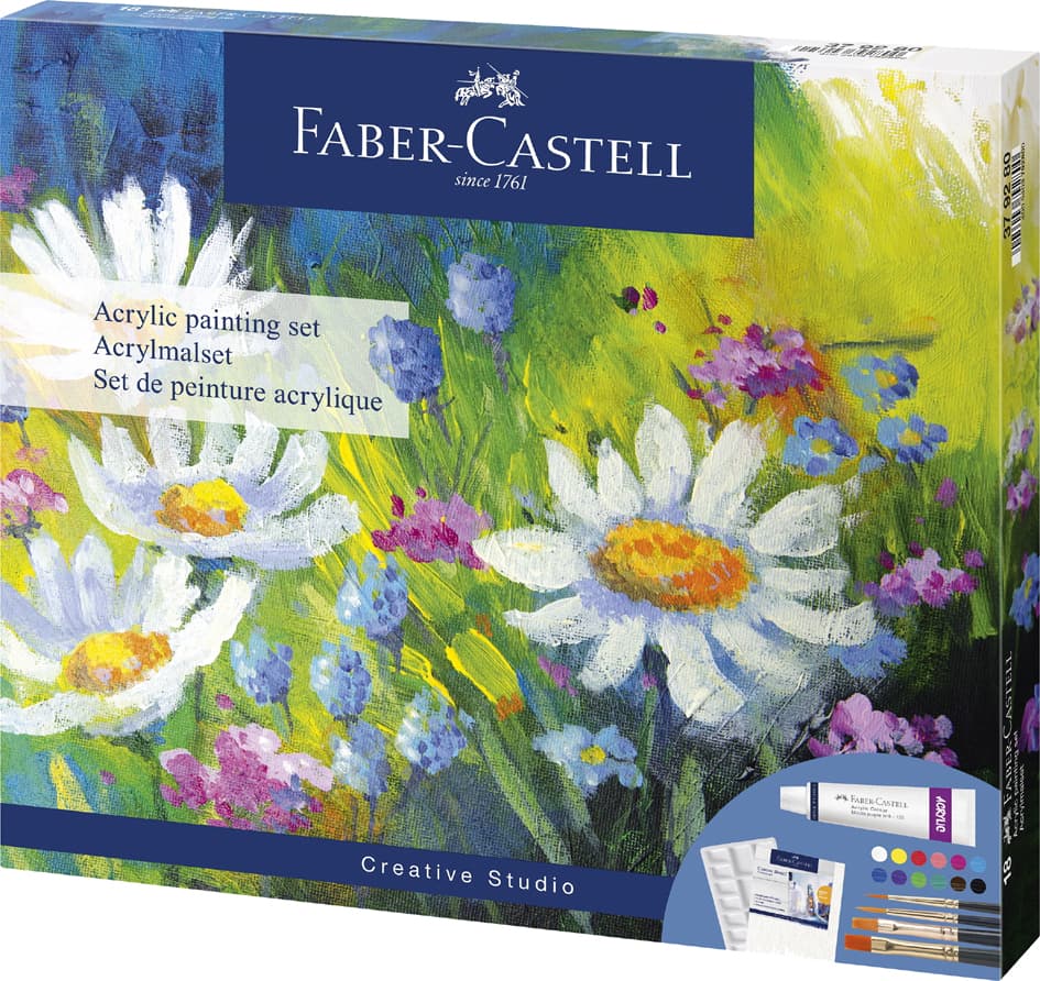 Faber-Castell Acrylmal-Set, 18-Teilig