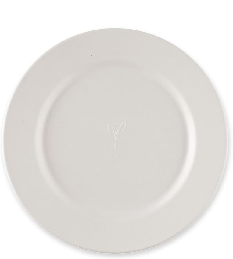 Nature Star Zuckerrohr-Teller Gourmet, Rund, 210 Mm, Weiß