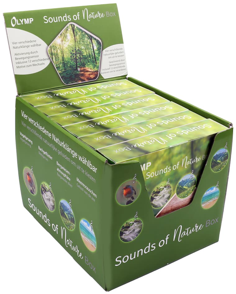 Olymp Klangbox Sounds Of Nature Box, 4 Naturklänge, Display