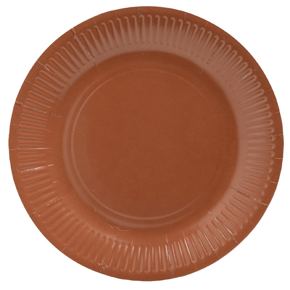 Pronappe Papp-Teller, Rund, 230 Mm, Terracotta