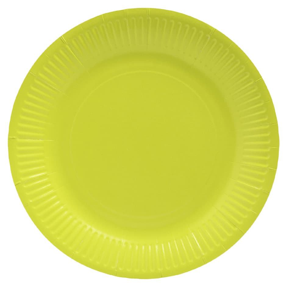 Pronappe Papp-Teller, Rund, 230 Mm, Kiwigrün