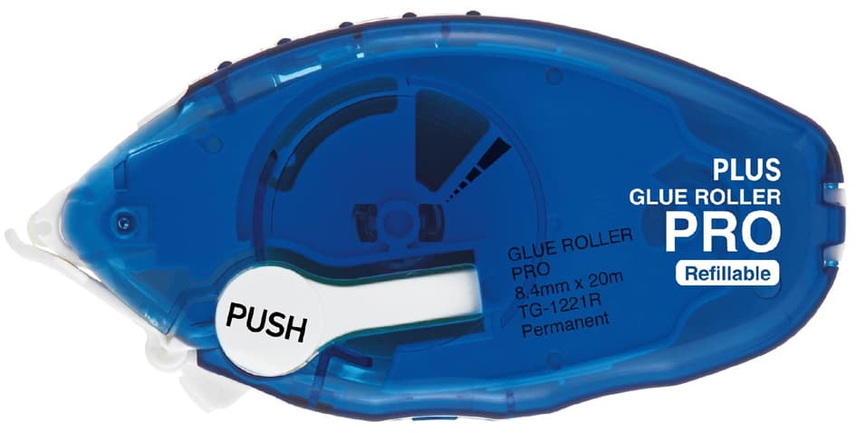 Plus Japan Kleberoller Pro Tg-1221, 8,4 Mm X 20 M, Blau