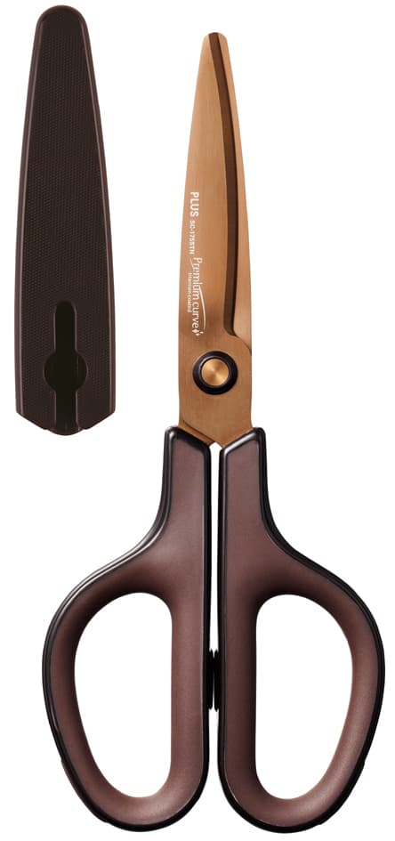 Plus Japan Universalschere Fitcut Curve Titanium, Braun