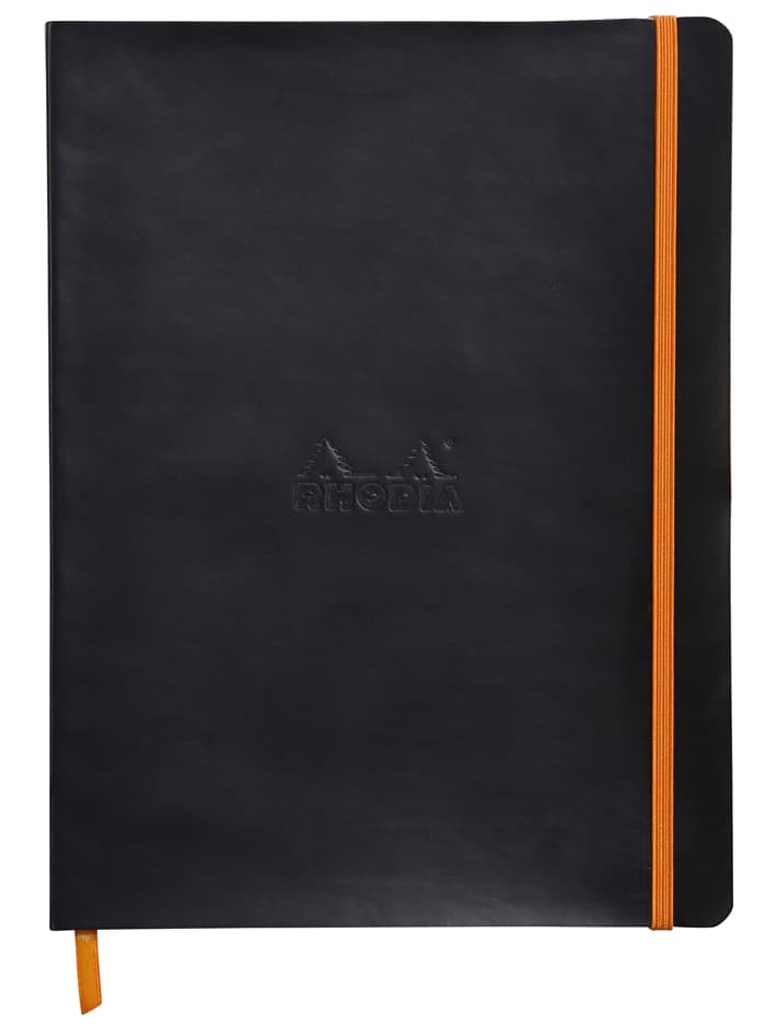 Rhodia Notizbuch Rhodiarama, Din B5, Liniert, Schwarz