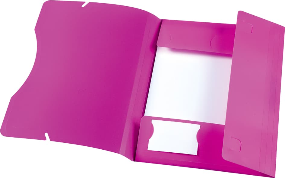 Folia Eckspannermappe Neon, Pp, Din A4, Farbig Sortiert