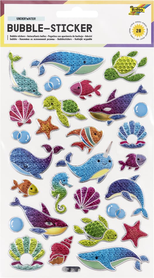 Folia Bubble-Sticker Underwater