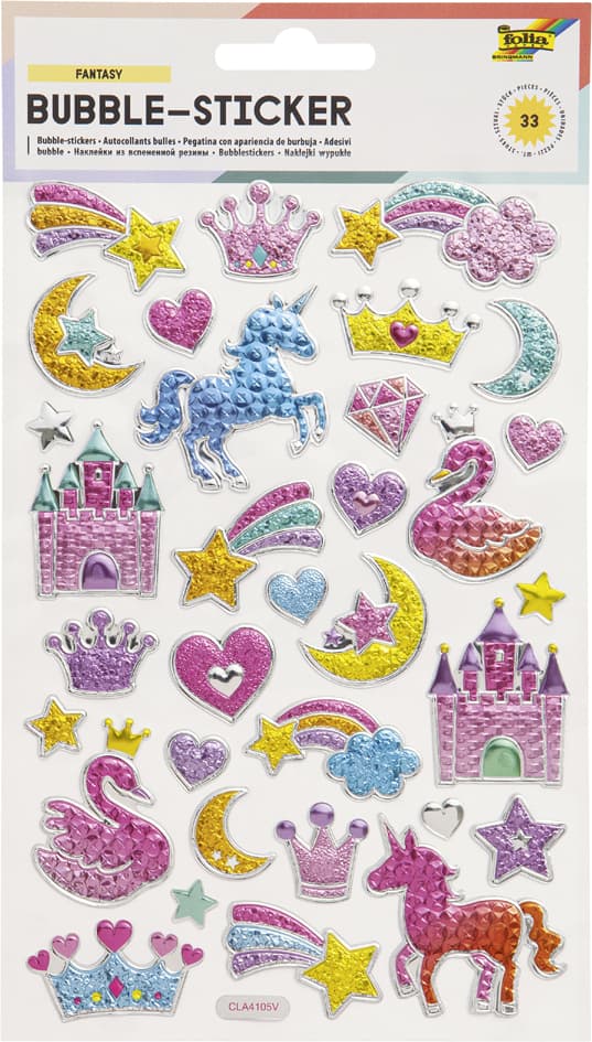 Folia Bubble-Sticker Fantasy