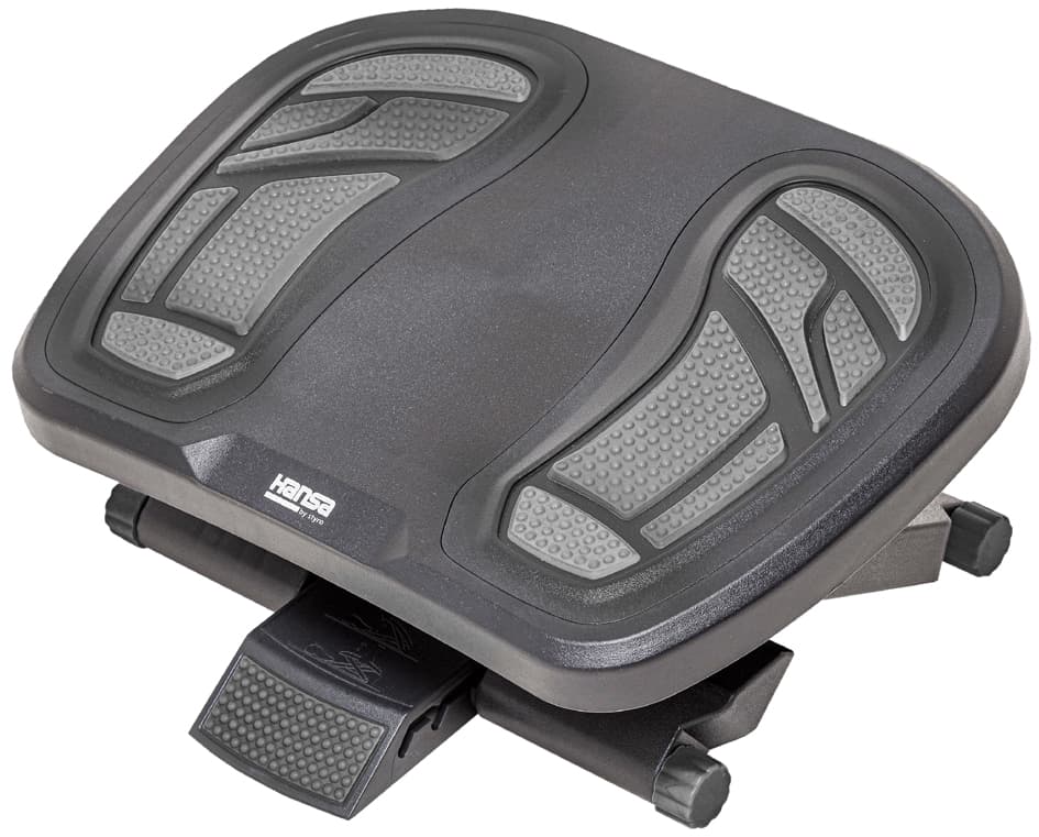 Hansa Fußstütze Footness , Comfort Duo, , Schwarz / Grau