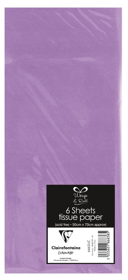 Clairefontaine Seidenpapier, (B)500 X (H)700 Mm, Lila