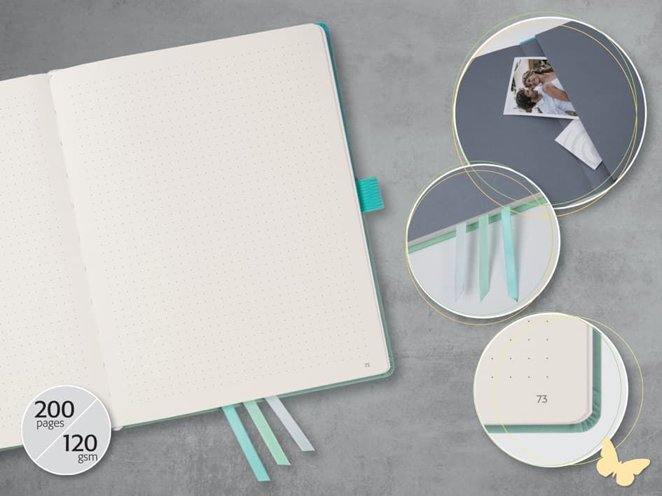 Sigel Bujo Notizbuch Jolie , Gradient Sky, , Din A5+