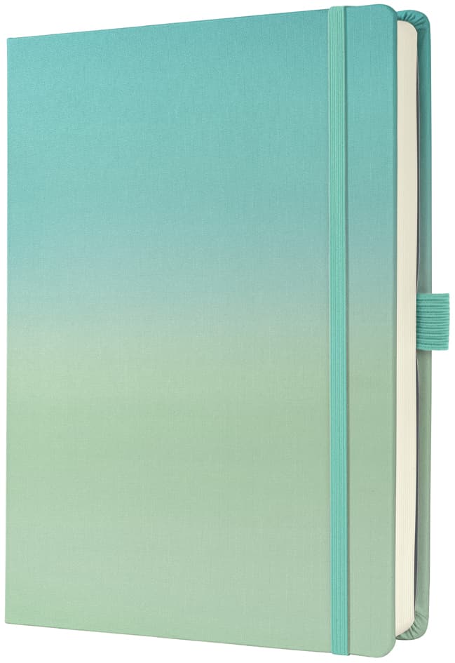 Sigel Bujo Notizbuch Jolie , Gardient Sea, , Din A5+