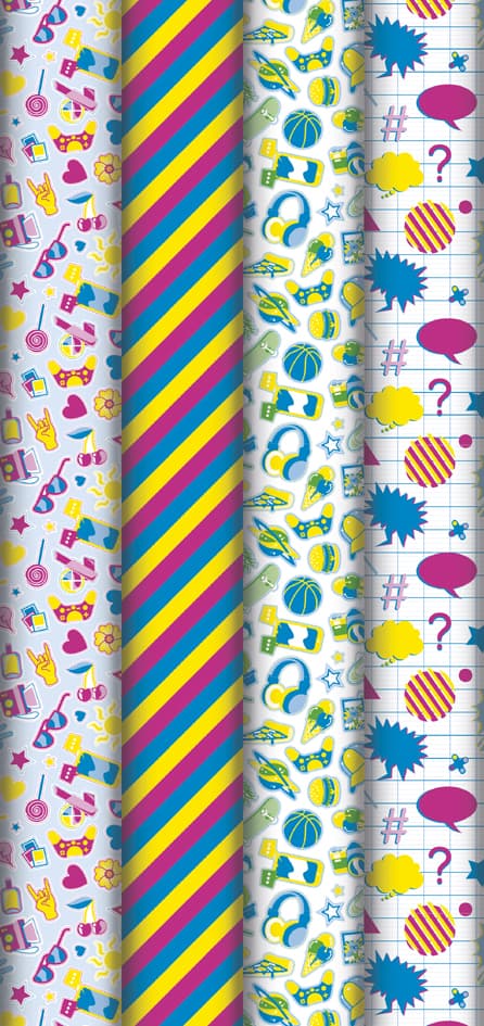 Clairefontaine Geschenkpapier , Pep, S, , Im Display