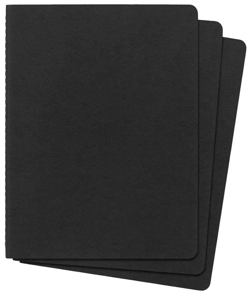 Moleskine Notizheft Cahier, Xl, Blanko, Karton, Schwarz