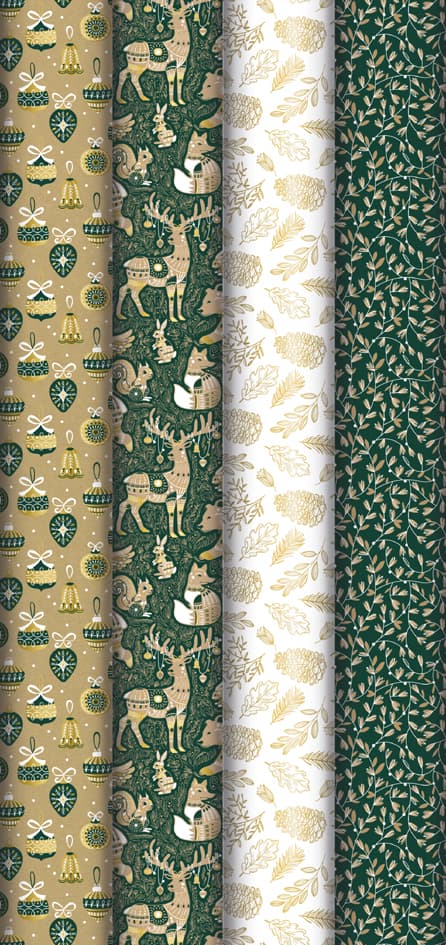 Clairefontaine Weihnachts-Geschenkpapier , Forest,