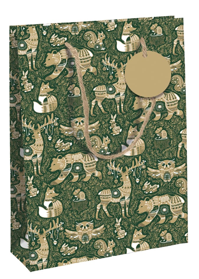 Clairefontaine Weihnachts-Geschenktüte , Forest, , Mittel