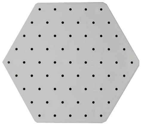 Hama Maxi Stick Lochplatte , Sechseck, , 140 X 160 Mm