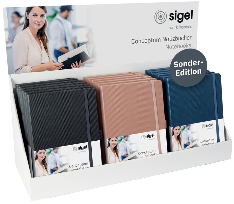 Sigel Notizbuch Conceptum Metallic, Din A5, Display
