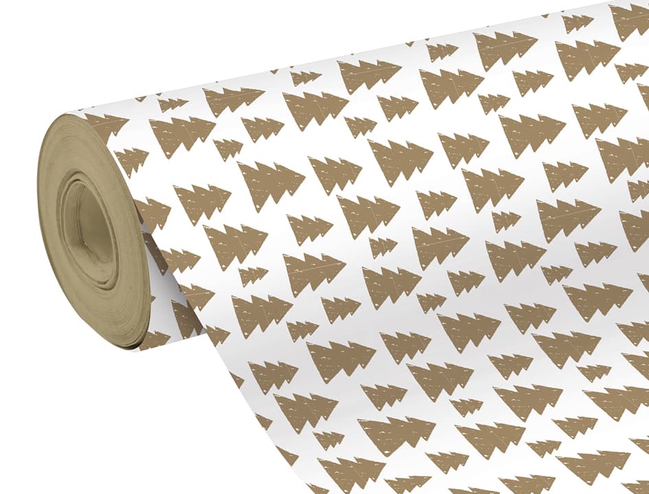 Clairefontaine Weihnachts-Geschenkpapier , Tannenbäume,