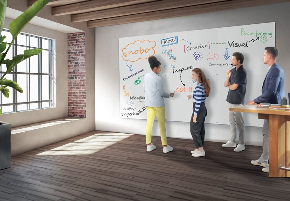Nobo Weißwandtafel Infinity Steel, (B)900 X (H)600 Mm