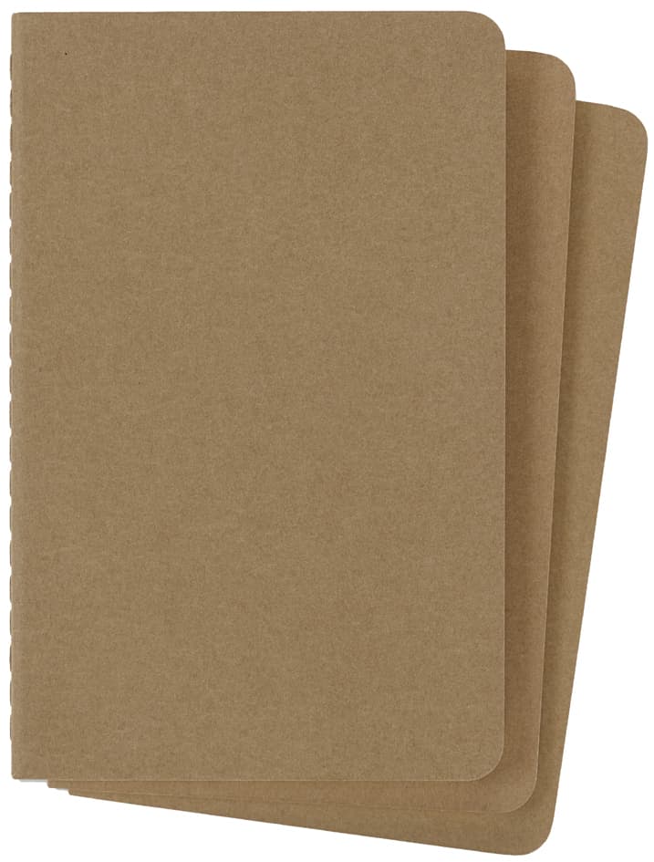 Moleskine Notizheft Cahier, P/A6, Blanko, Karton, Braun