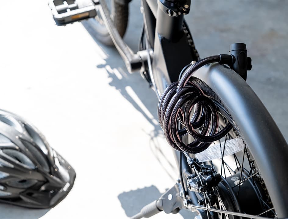 Brüder Mannesmann Kabel-Fahrradschloss, Länge: 1,8 M