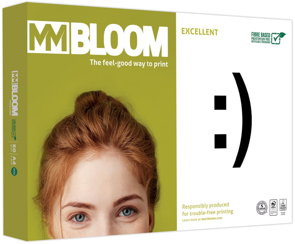 Bloom Multifunktionspapier Excellent, A4, 80 G/Qm, Weiß