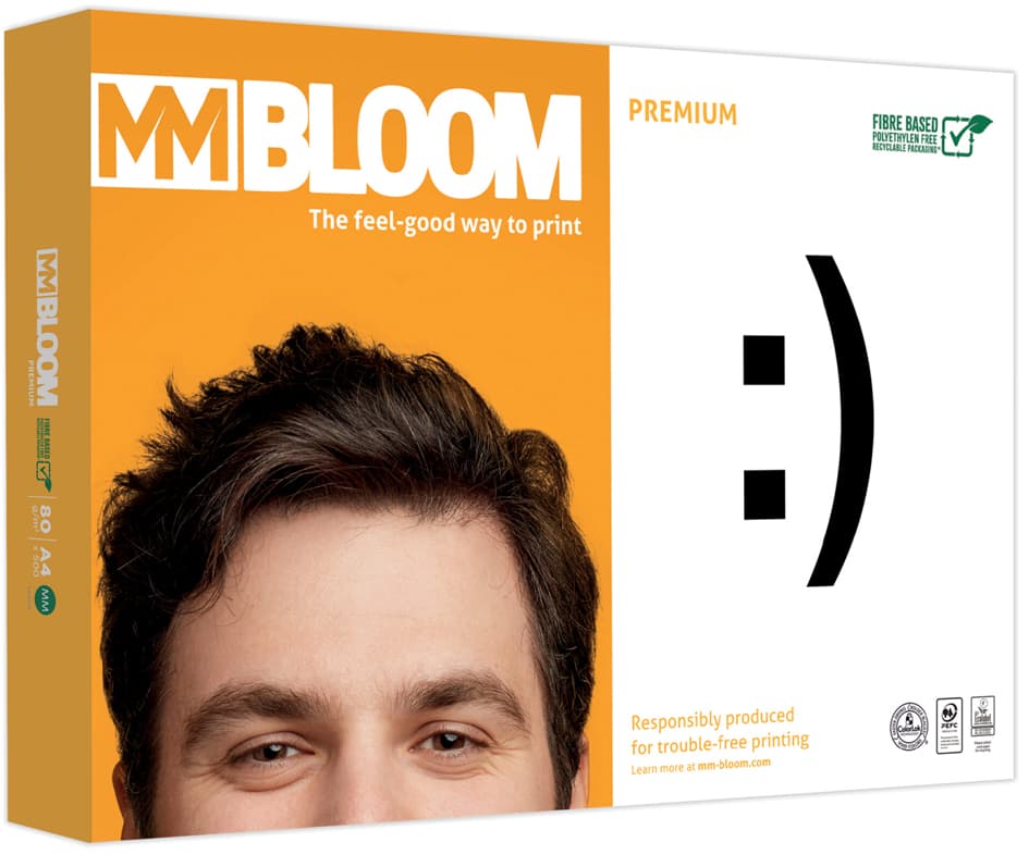 Bloom Multifunktionspapier Premium, A4, 80 G/Qm, Weiß