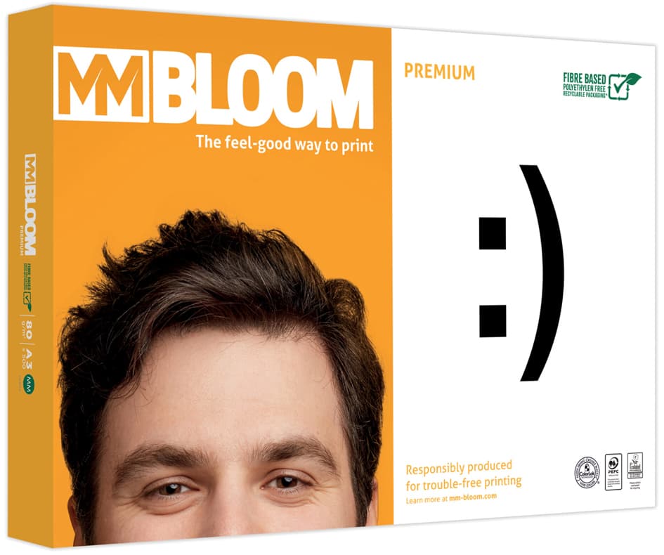 Bloom Multifunktionspapier Premium, A3, 80 G/Qm, Weiß