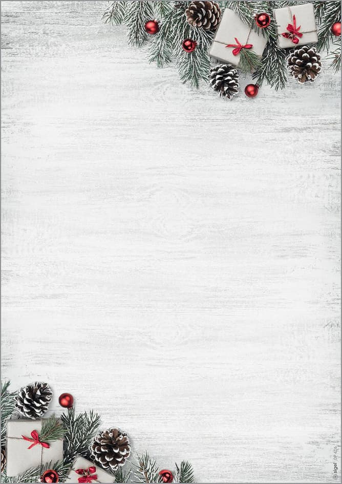 Sigel Weihnachts-Motiv-Papier Scandinavian Christmas, A4