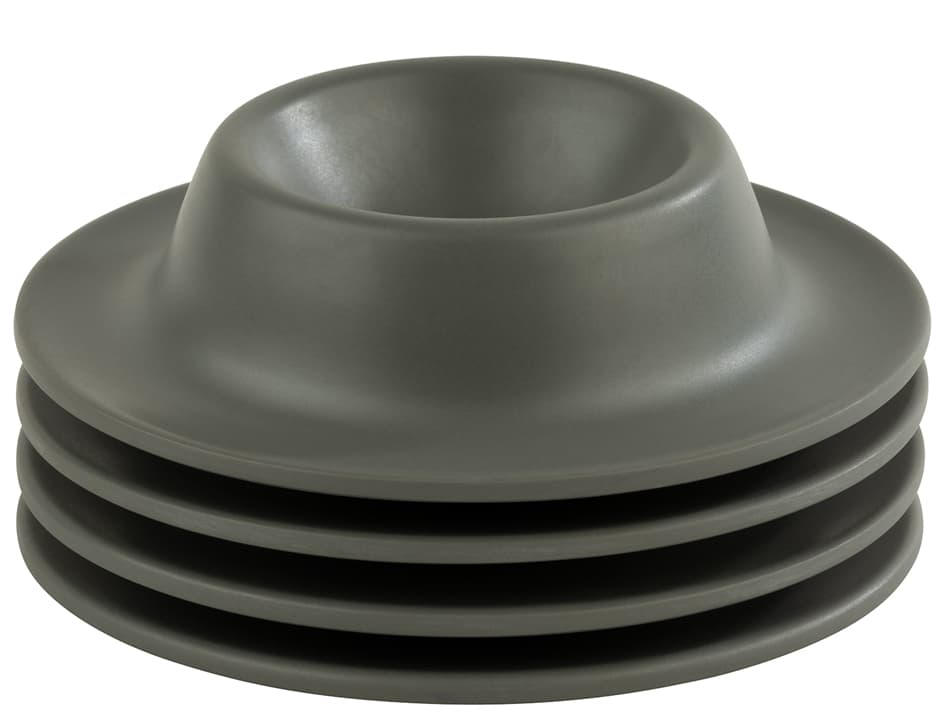 Aps Eierbecher Eggy, Aus Melamin, Grau, 4er Set