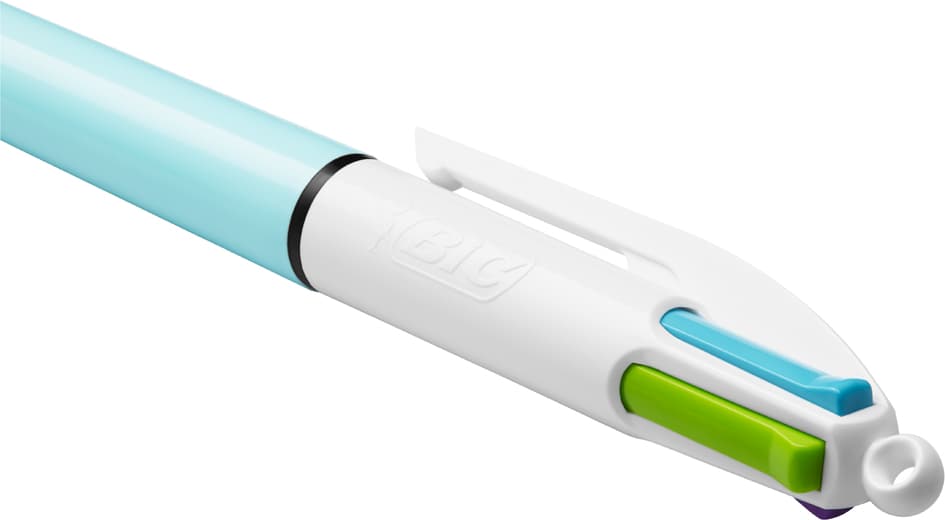 Bic Druckkugelschreiber 4 Colours Fun, 40er Display