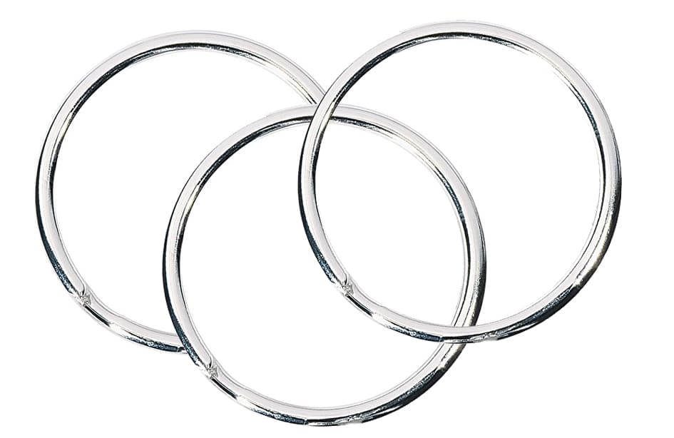 Wedo Metall-Schlüsselringe, Durchmesser: 20 Mm