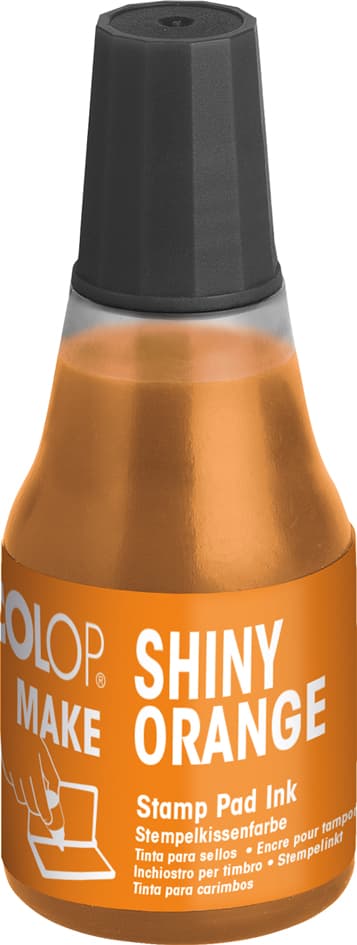 Colop Stempelfarbe Make, 25 Ml, Shiny Orange